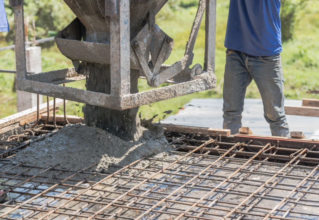 concrete installation