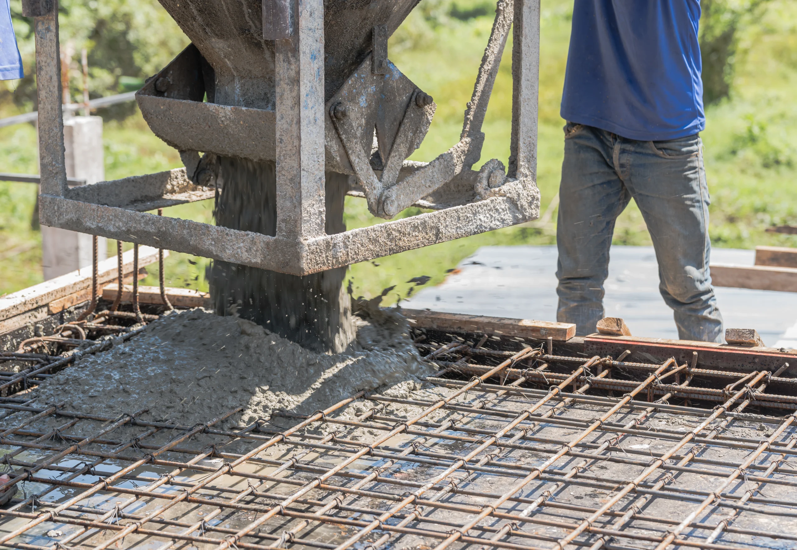 concrete installation